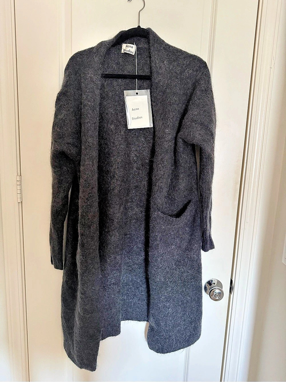 Acne Studios Dark Grey Long Cardigan – NWT